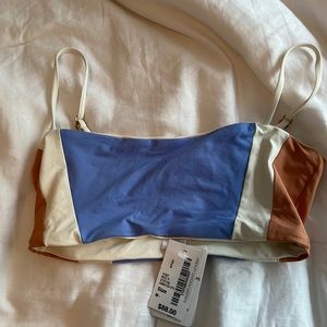NWT L SPACE bikini top